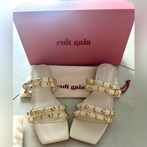 Cult Gaia Sandals. Never worn with dust bag and box. Us 6. Final sale